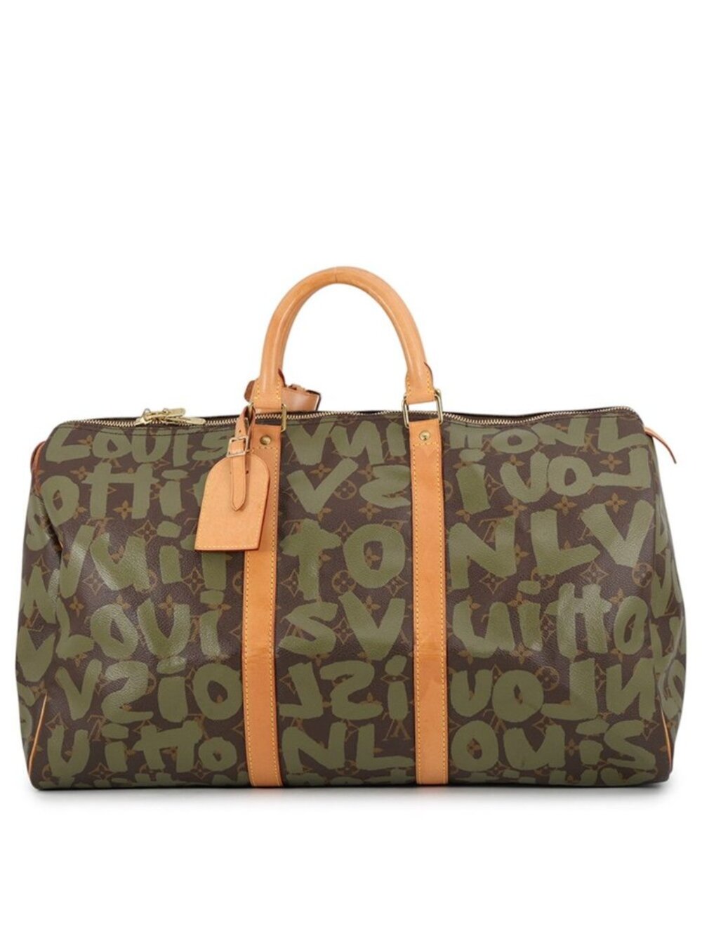 Louis Vuitton Boston Bag Monogram Graffiti Keepall 50